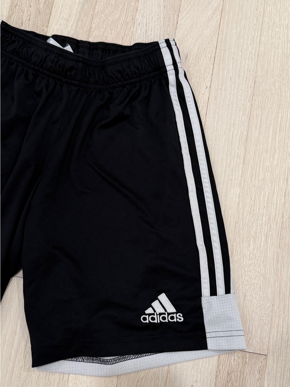 Adidas Tastigo Soccer Athletic Shorts Men’s XS Black White - Picture 2 of 5
